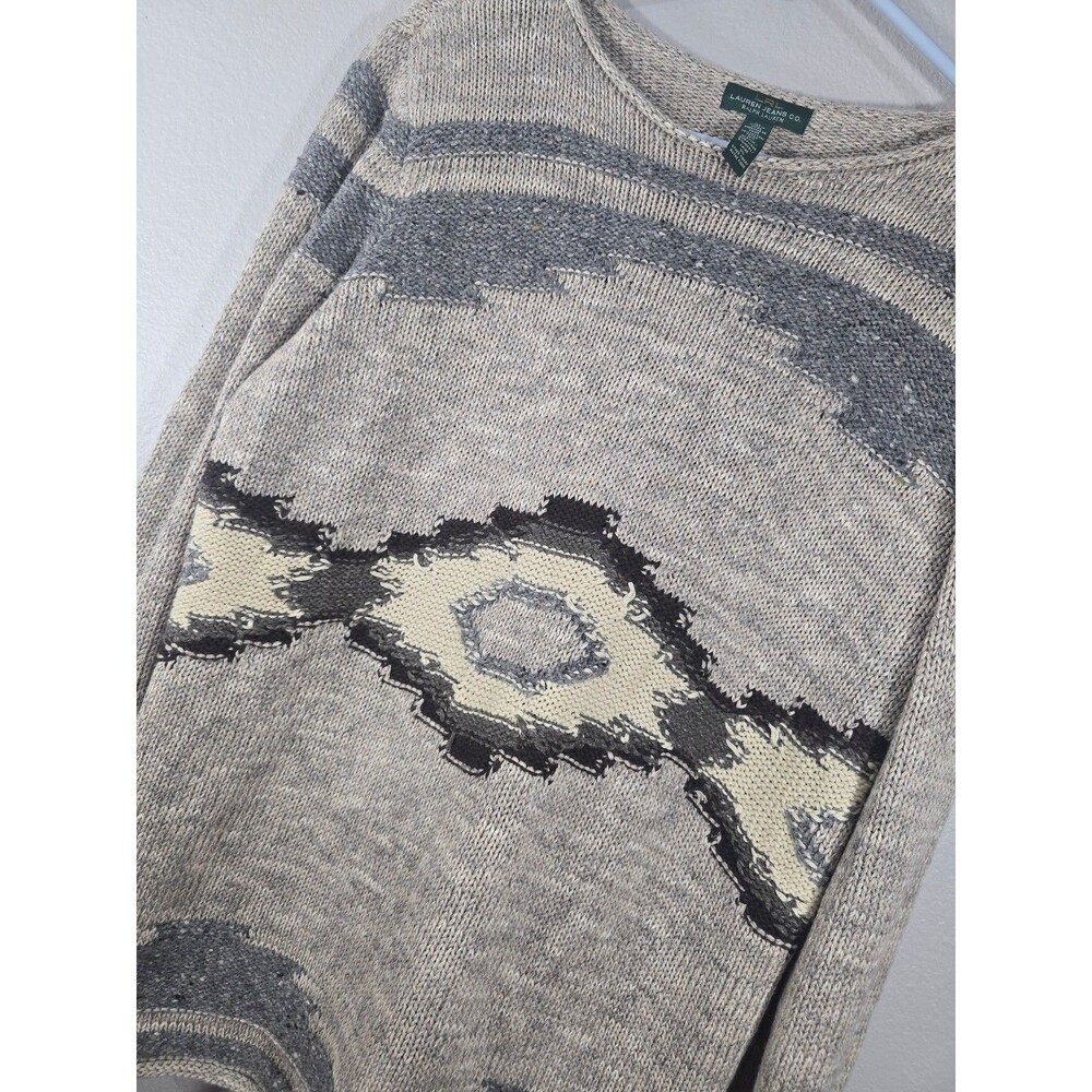 Lauren Jeans Co Size XL Ralph Lauren Southwestern Aztec oversized Sweater AE - Picture 2 of 7